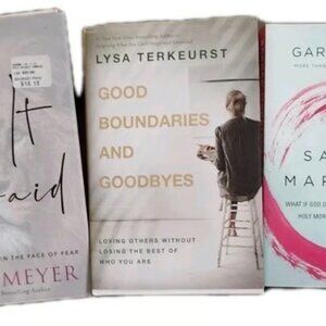 Christian Self Help Relationship Books Lot Of 3 Joyce Meyer Lyssa Terkeurst